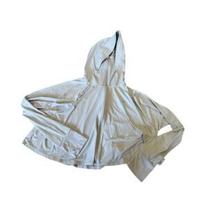 Beneunder Airy sun protection grey crop lightweight jacket